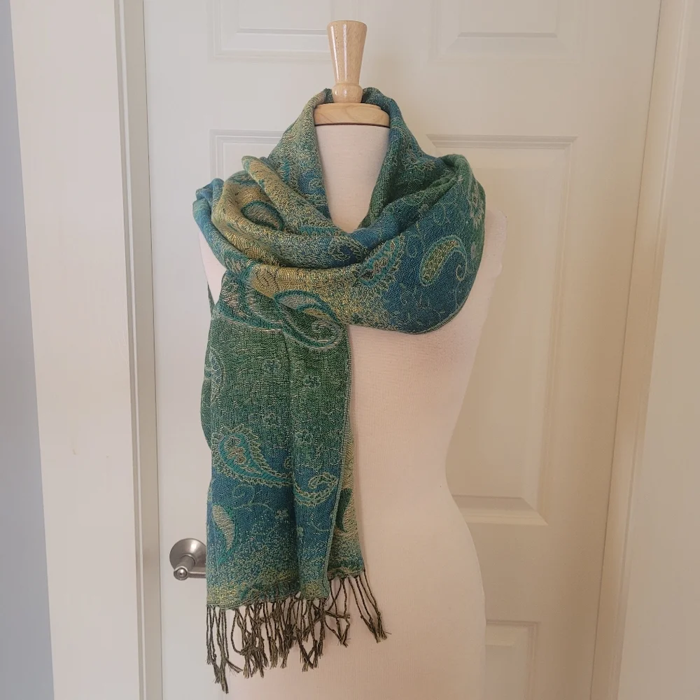 Pashmina Silk Blend Scarf.